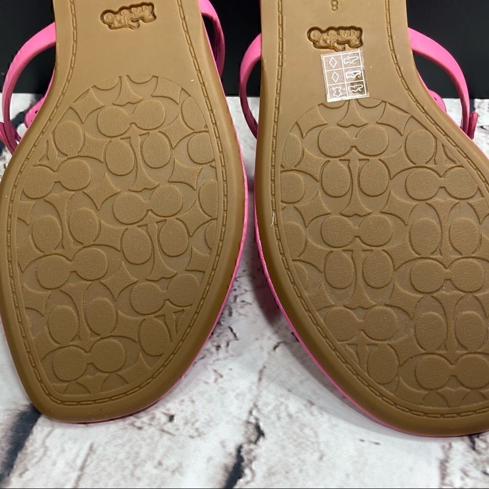 COACH JULIA SANDALS In color Petunia Pink (nib) women’s 10 - Picture 8 of 11